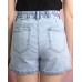 High Waist Denim Shorts 